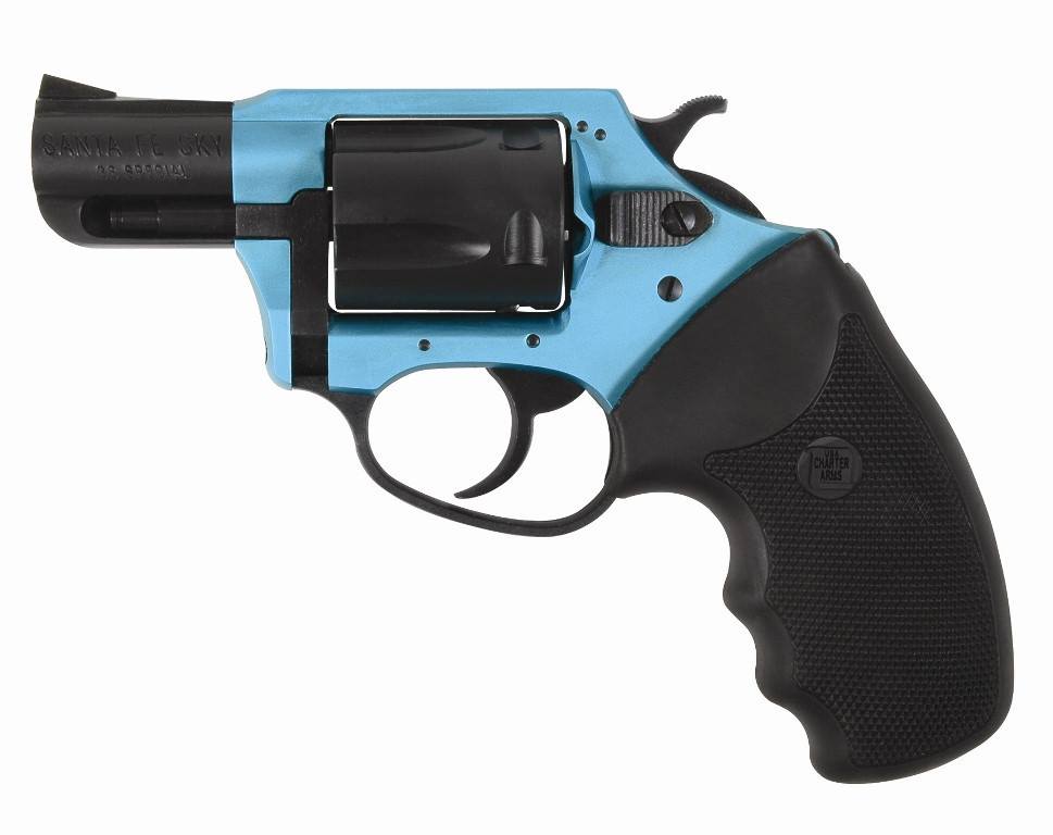 CHARTER ARMS SANTA FE SKY 38SPC TURQ/BLK