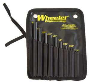 WHEELER 9-PC ROLL PIN STARTER - SET W/STORAGE POUCH