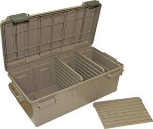 MTM AMMO CRATE DIVIDED UTILITY - BOX DARK EARTH