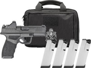 SPRINGFIELD HELLCAT PRO COMP - 9MM 3.8" 15RD 4 MAGS GEAR PAC