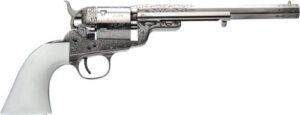 CIMARRON 1851RM WB HICKOK - 38SPL 7.5" FS NICKEL ENGRAVED