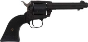 HERITAGE 22LR/22WMR BLACK - 4.75" STEEL FRAME POLYMER GRIP