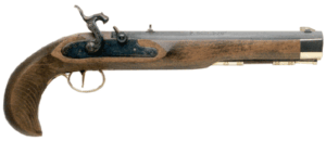 TRADITIONS KENTUCKY PISTOL 50 - CAL PERCUSSION 10" BLUED/HRDWD
