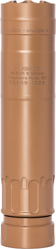 RUGGED SUPPRESSORS RAZOR 556 - HI-TEMP CERAKOTE FDE