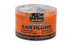 WALKER'S FOAM EAR CRDED PLUGS 50PK