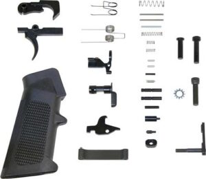 GUNTEC COMPLETE LOWER PARTS - KIT AR15 WITH A2 PISTOL GRIP