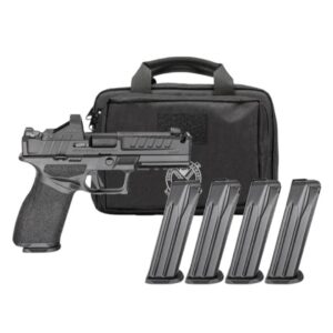 Springfield Gear Pac Echelon 4.0C Comp Handgun 9mm Luger 15(1)&18(3)rd Magazines 4" Comp Barrel Green Dot & Bag