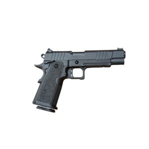 Tisas 1911 Duty B9R Double Stack Handgun 9mm Luger 17rd Magazine 5'' Barrel  Black Cerakote RMS/c Optic
