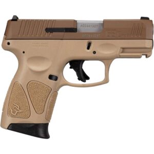 Taurus G3C Handgun 9mm Luger 12rd Magazines 3.2" Barrel FDE Slide/FDE Grip