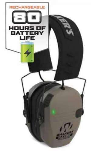Walker's Razor Rechargeable Muff - Flat Dark Earth 23 NRR