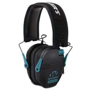 Walker's Razor Series Slim Shooter Folding Electronic Muff - Teal