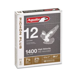 Aguila Ammunition PICHÓN PLUS 12ga Birdshot 2.75 inch Shotgun Shells - #7.5 Shot | 1.25oz | 1400 fps | 10rd Box