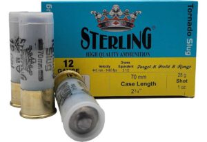 Sterling 12 Gauge Shotgun Ammo - Tornado Slug | 1,470 fps | 2.75 inch | 10rd Box