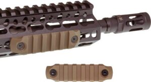 BCM RAIL SECTION--NYLON KEYMOD - 3" RAIL FDE