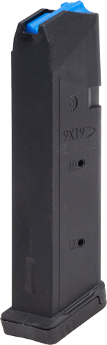 UTG MAGAZINE GLOCK 9MM 17RND - POLY MATTE BLACK